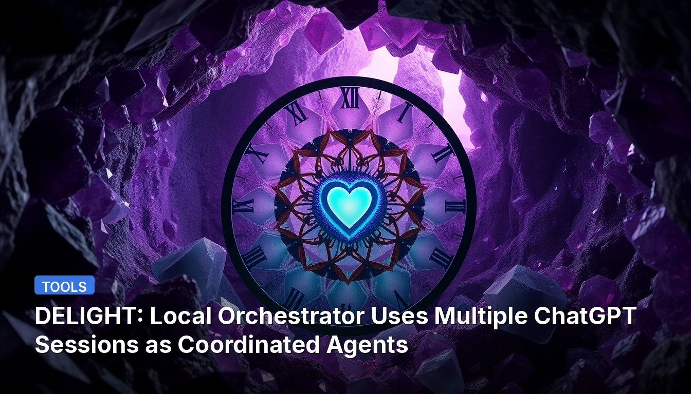 DÉLICE : Un Orchestrateur Local Utilise Plusieurs Sessions ChatGPT en tant qu'Agents Coordonnés