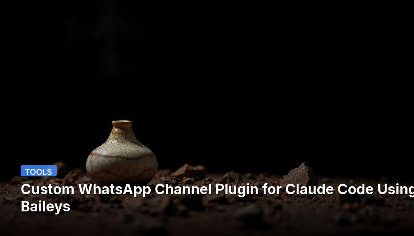 Benutzerdefiniertes WhatsApp-Kanal-Plugin für Claude Code unter Verwendung von Baileys