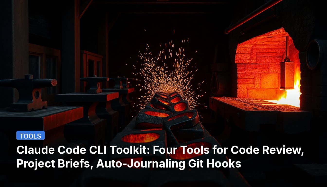 Claude Code CLI Toolkit: Vier Tools für Code-Reviews, Projektbriefings und automatische Journaling-Git-Hooks