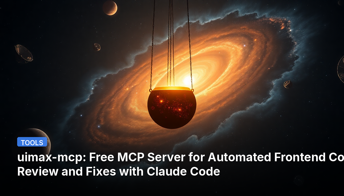 uimax-mcp : Serveur MCP gratuit pour la revue et la correction automatisée du code frontend avec Claude Code