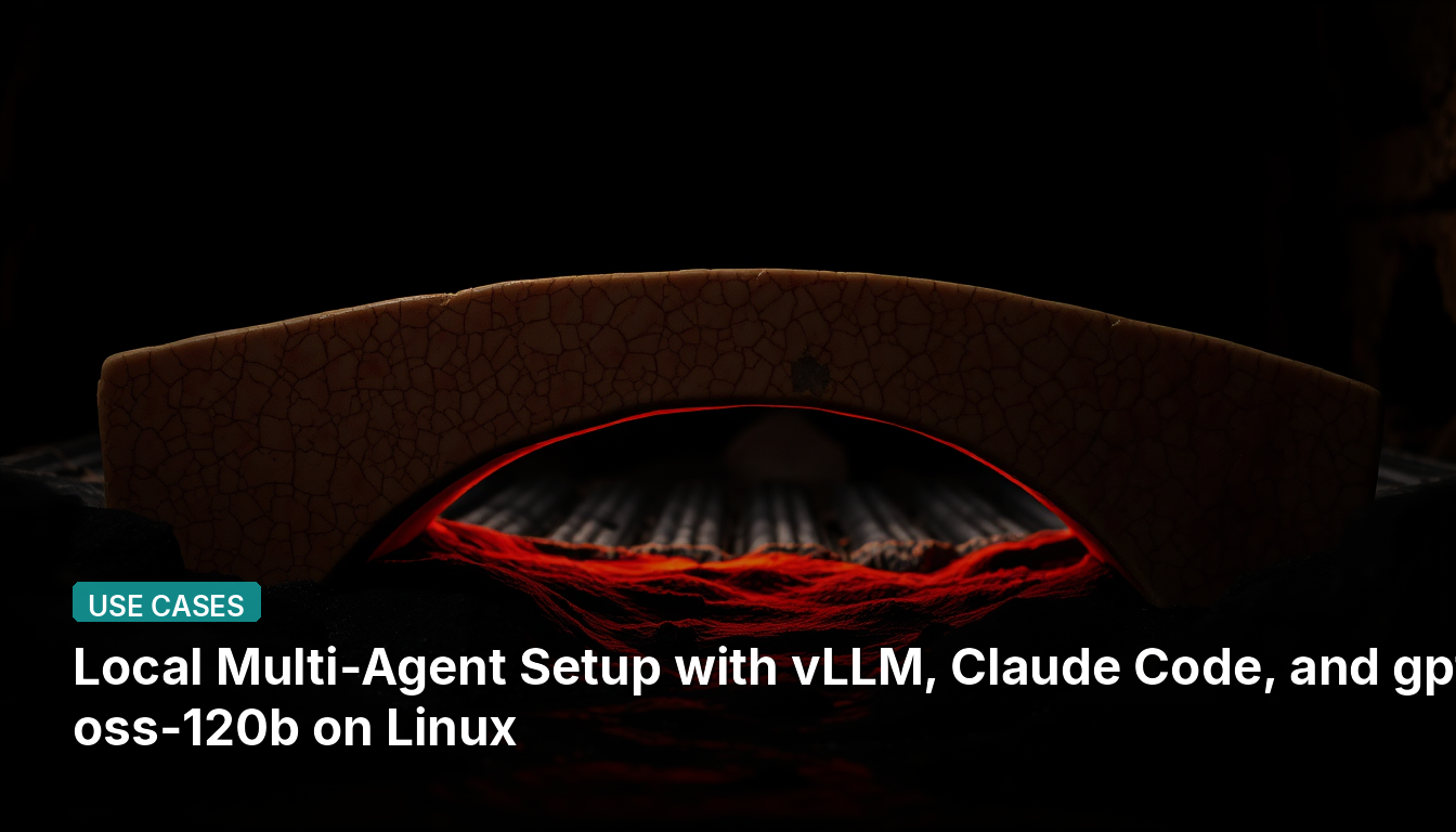 LinuxでのvLLM、Claude Code、gpt-oss-120bを使用したローカルマルチエージェントセットアップ