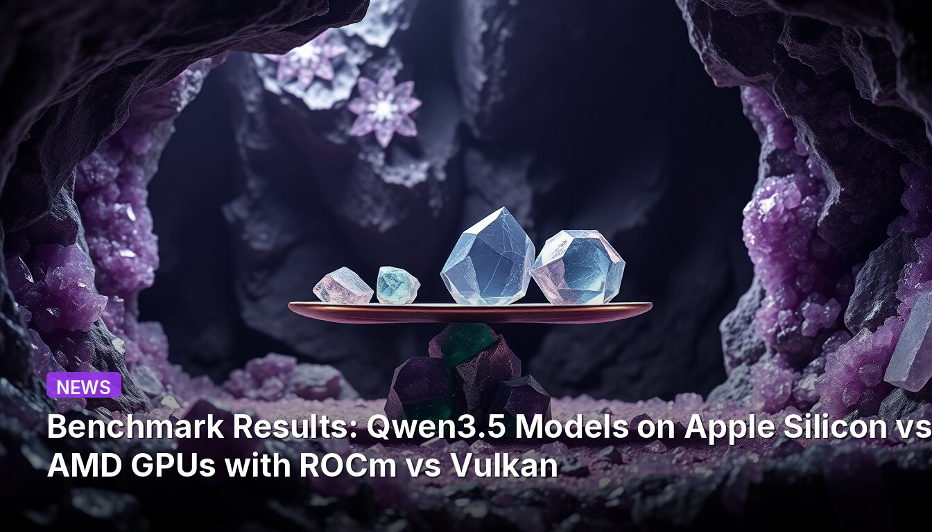 Resultados de Referencia: Modelos Qwen3.5 en Apple Silicon frente a GPUs AMD con ROCm frente a Vulkan