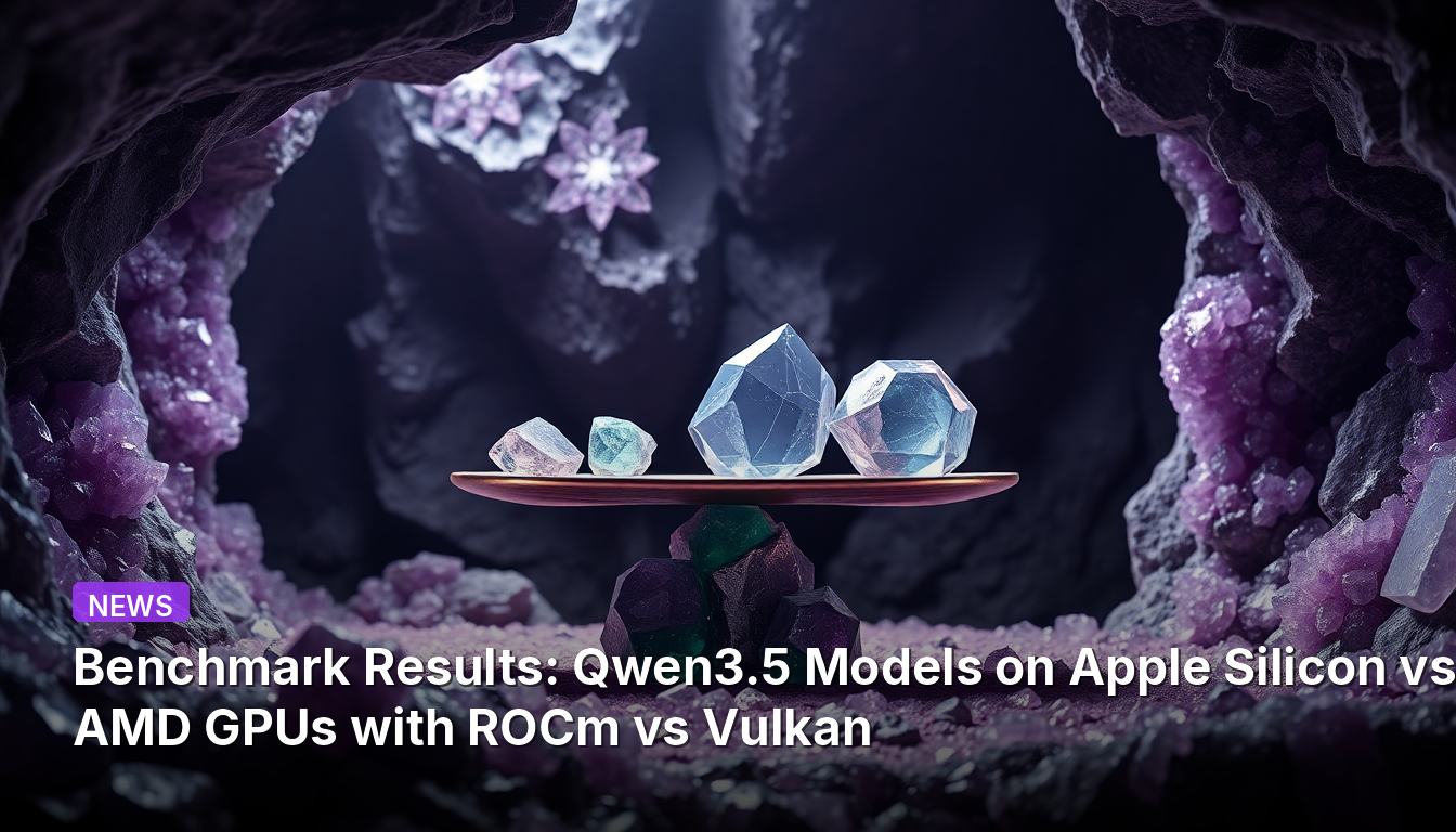 Resultados de Referencia: Modelos Qwen3.5 en Apple Silicon frente a GPUs AMD con ROCm frente a Vulkan