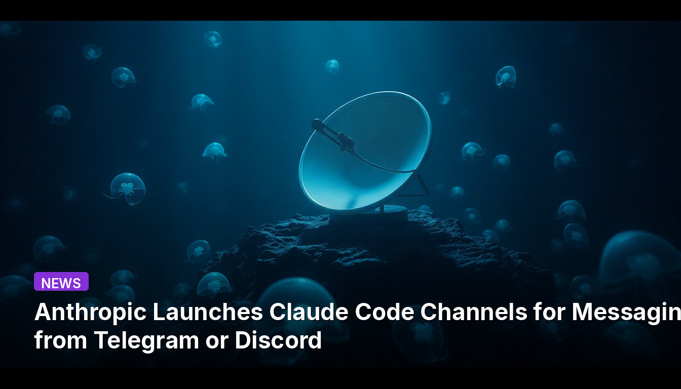 Anthropic lanza Claude Code Channels para mensajería desde Telegram o Discord.