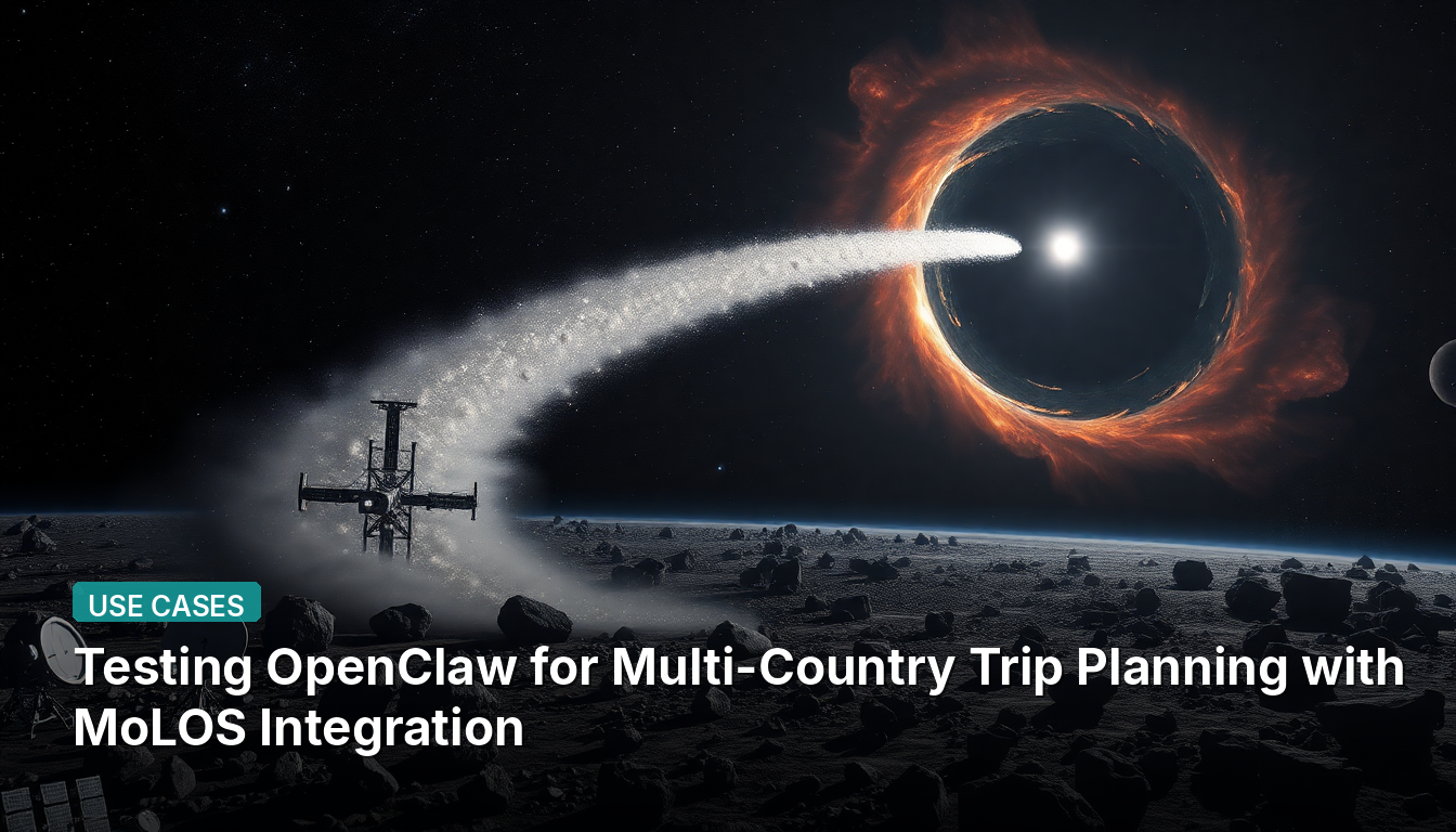 Testando o OpenClaw para Planejamento de Viagens Multipaíses com Integração MoLOS