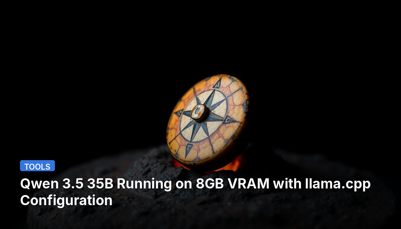 Qwen 3.5 35B Running on 8GB VRAM with llama.cpp Configuration