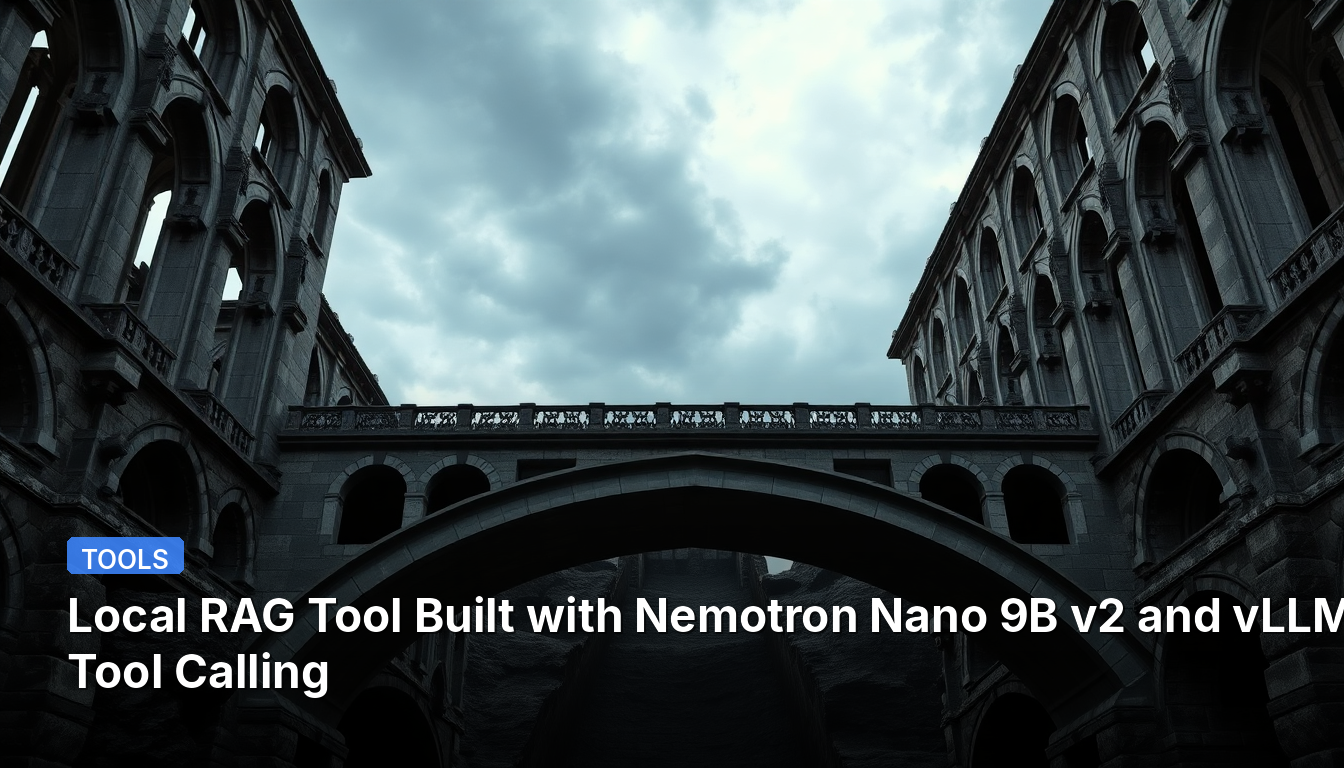 Ferramenta Local RAG Construída com Nemotron Nano 9B v2 e Chamada de Ferramentas vLLM