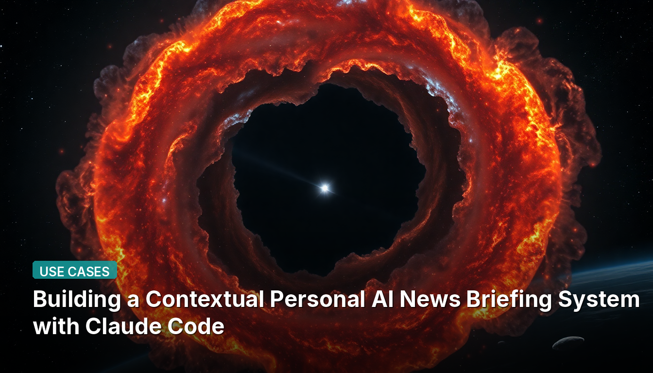 Construyendo un Sistema de Resumen de Noticias Personalizado y Contextual con Claude Code