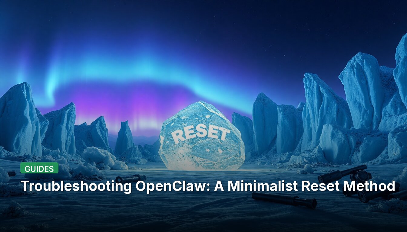 Fehlerbehebung bei OpenClaw: Eine minimalistische Zurücksetzungsmethode