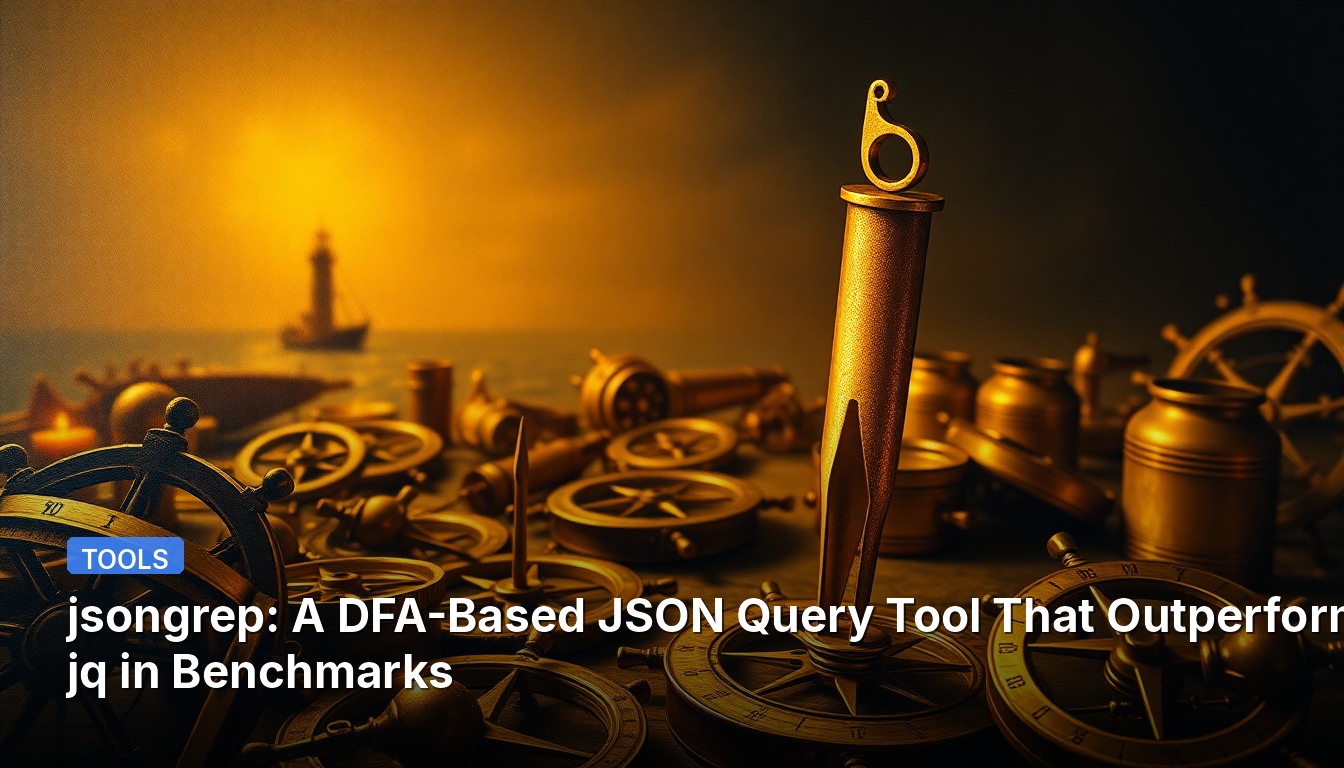 jsongrep: Uma Ferramenta de Consulta JSON Baseada em DFA Que Supera o jq em Benchmarks