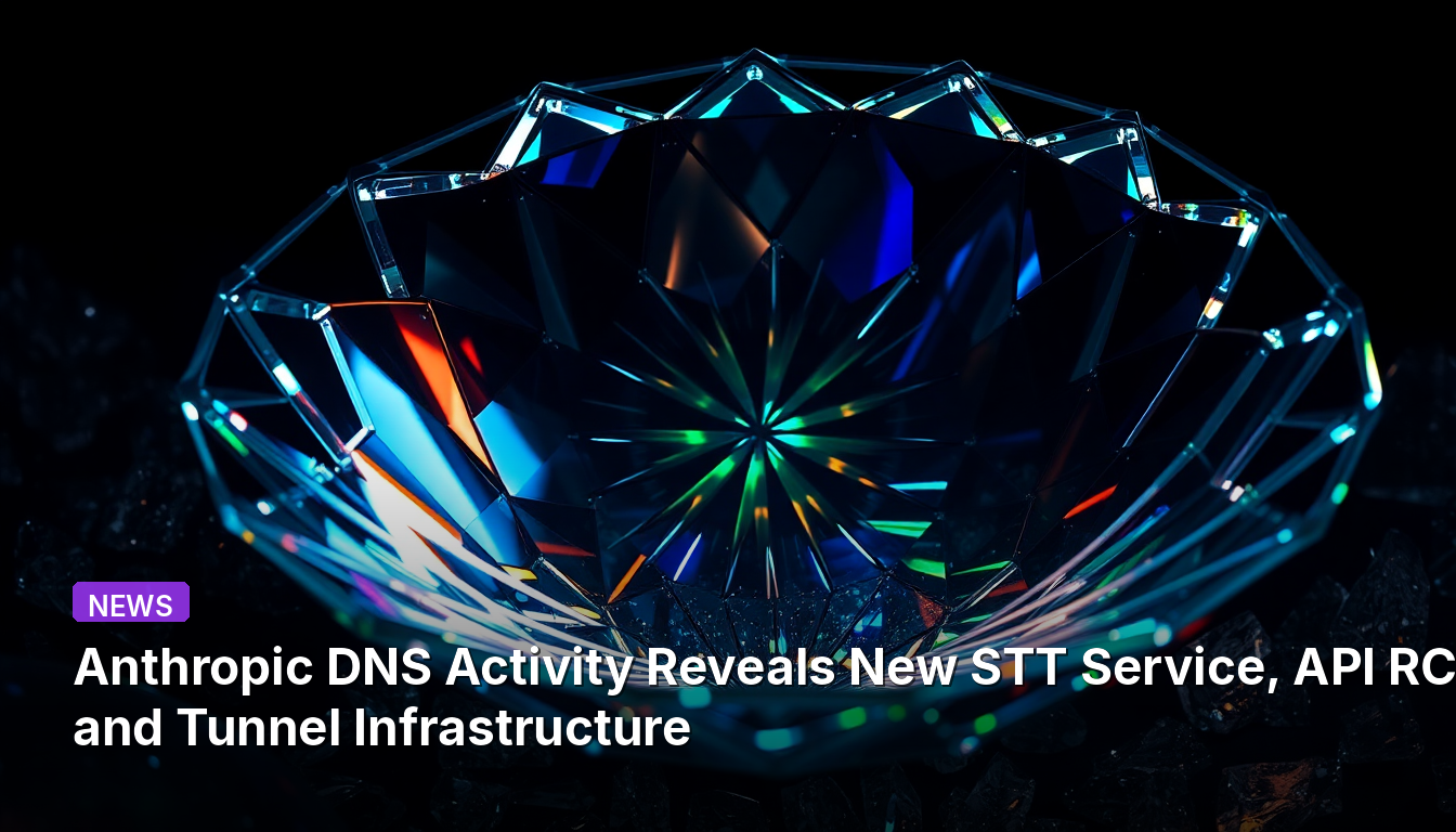Anthropic DNS-Aktivität enthüllt neuen STT-Dienst, API RC2 und Tunnel-Infrastruktur