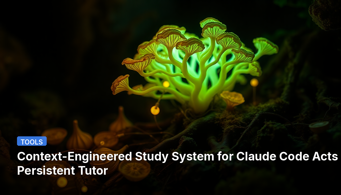 Sistema de Estudo com Contexto Engenhado para Claude Code Atua como Tutor Persistente