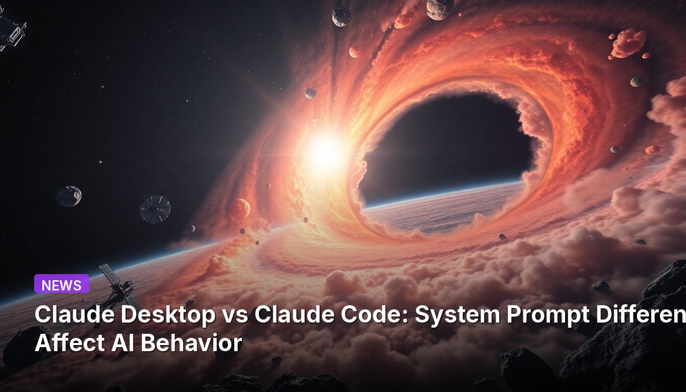 Claude Desktop vs Claude Code：システムプロンプトの違いがAIの挙動に与える影響