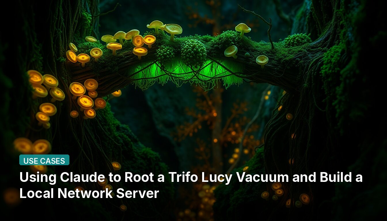 Using Claude to Root a Trifo Lucy Vacuum and Build a Local Network Server