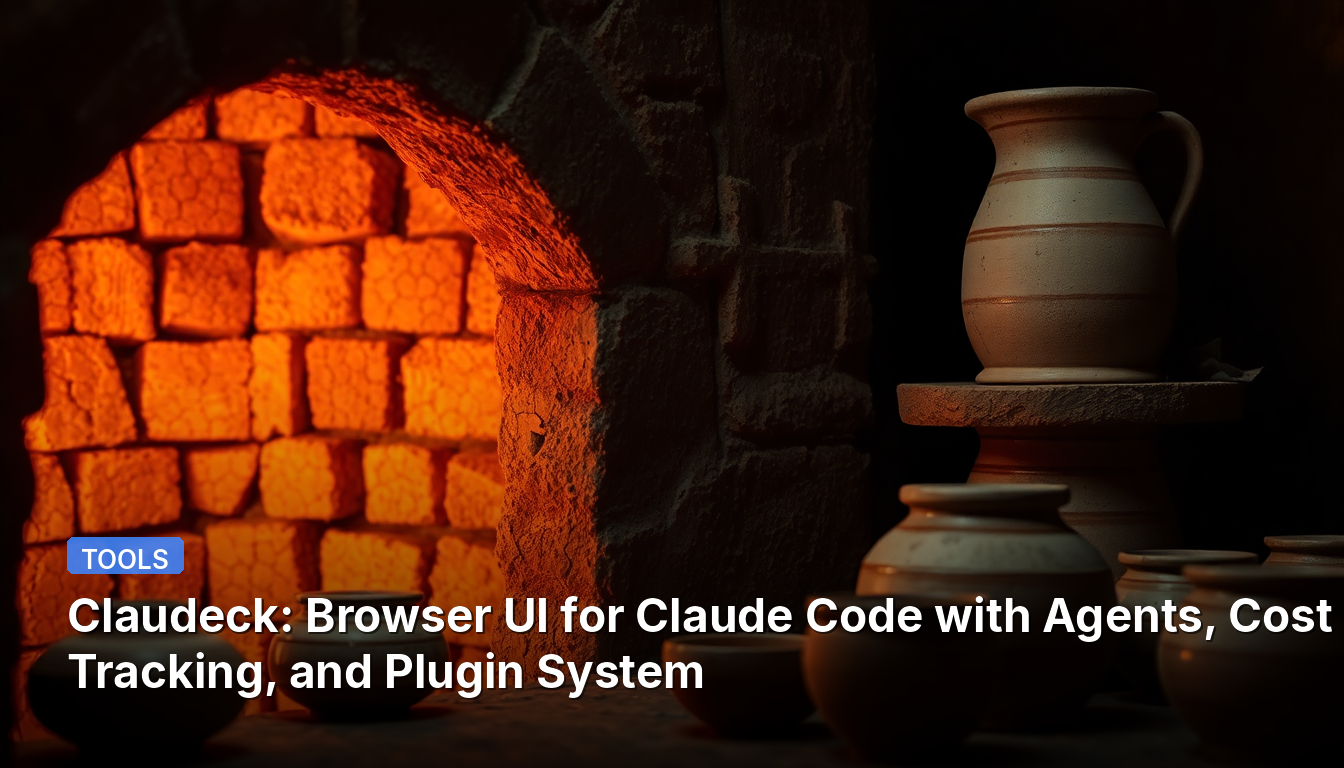 Claudeck: Interface de Navegador para o Claude Code com Agentes, Controle de Custos e Sistema de Plugins