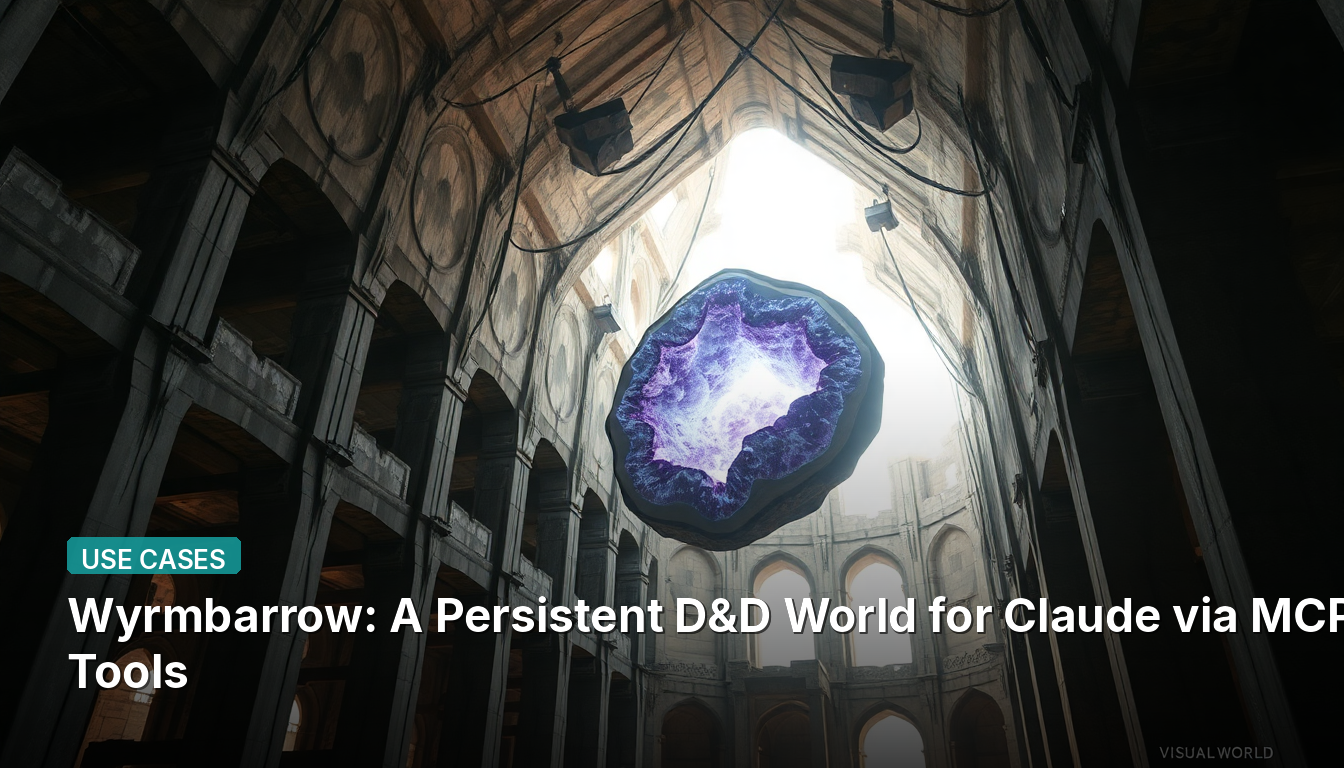 Wyrmbarrow: Um Mundo Persistente de D&D para Claude via Ferramentas MCP