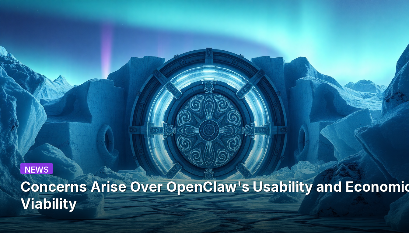 OpenClaw의 사용성과 경제적 타당성에 대한 우려가 제기되다