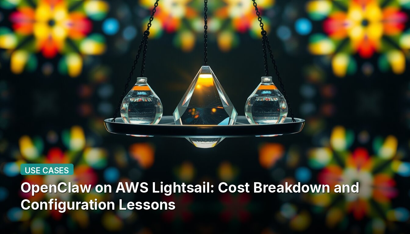 OpenClaw auf AWS Lightsail: Kostenaufschlüsselung und Konfigurationserfahrungen