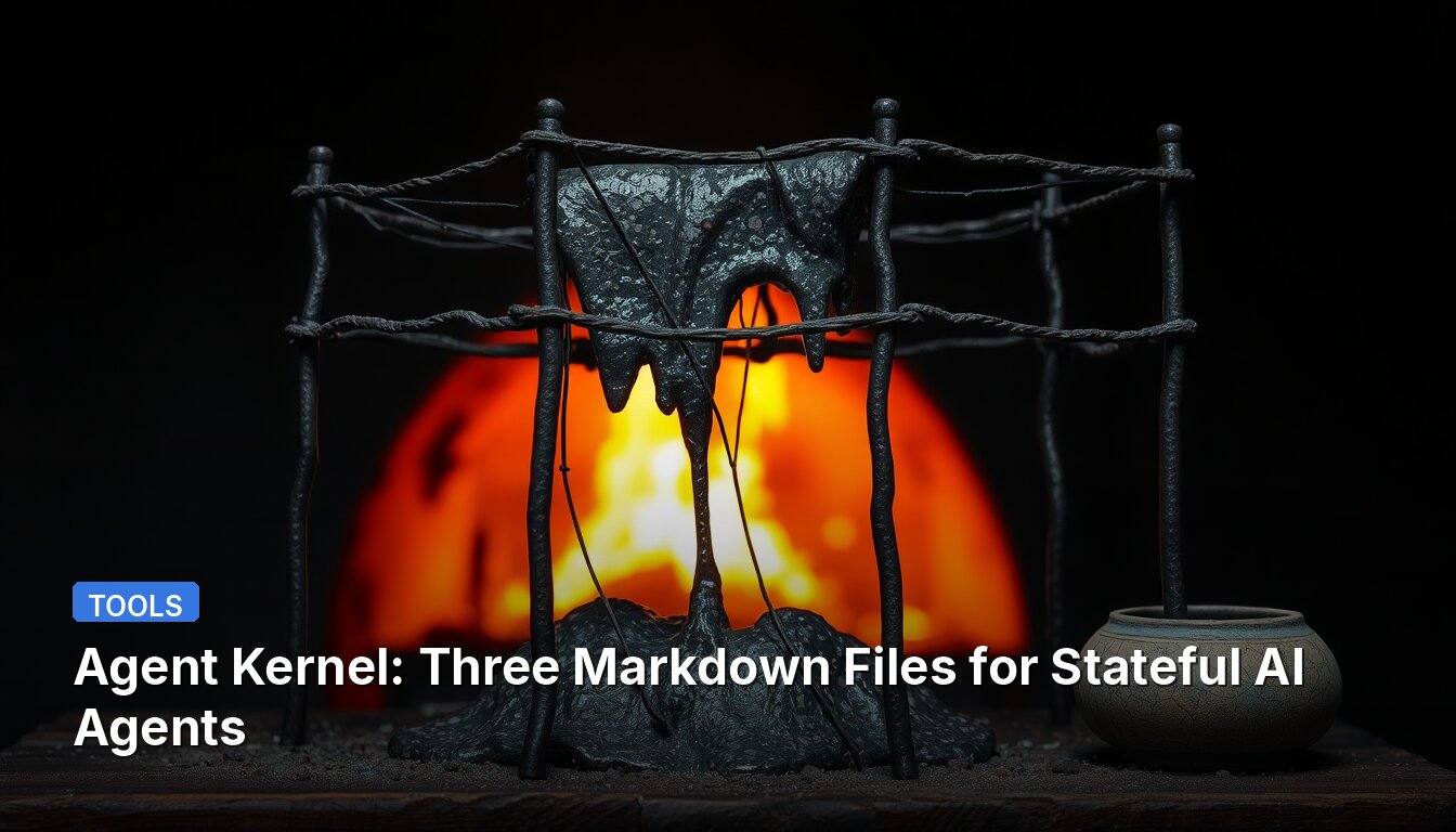Agente Kernel: Tres Archivos Markdown para Agentes de IA con Estado