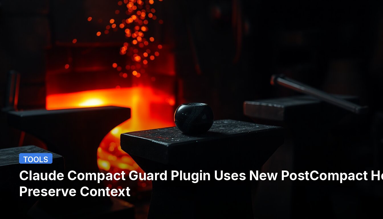 클로드 컴팩트 가드 플러그인은 새로운 PostCompact 후크를 사용하여 컨텍스트를 보존합니다