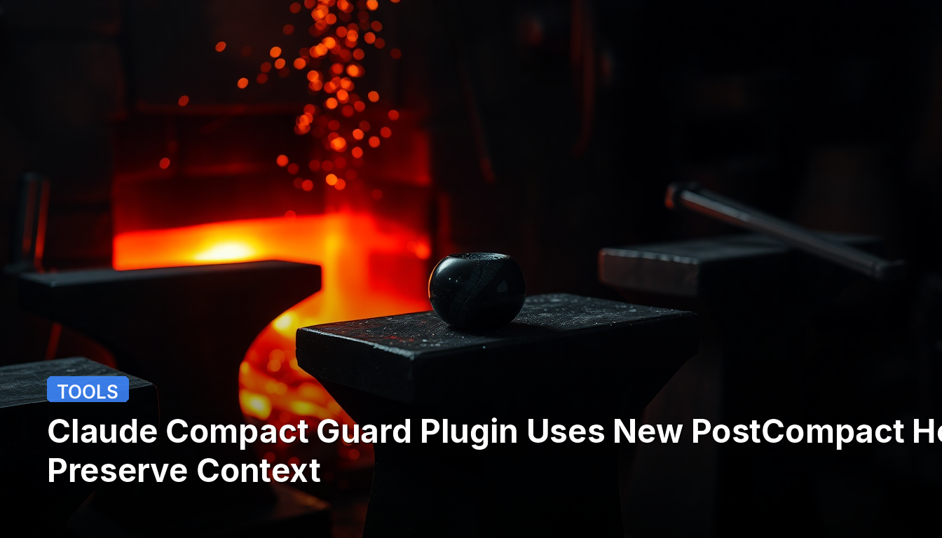 Claude Compact Guardプラグインは、新しいPostCompactフックを使用してコンテキストを保持します
