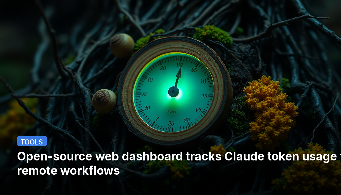 Tableau de bord web open-source surveille l'utilisation des jetons Claude pour les workflows distants.