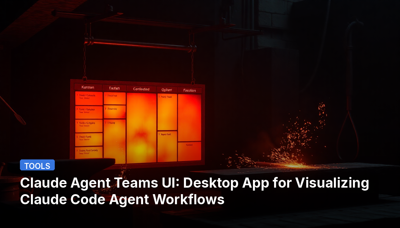 Interface Utilisateur des Équipes d'Agents Claude : Application de Bureau pour Visualiser les Flux de Travail des Agents de Code Claude