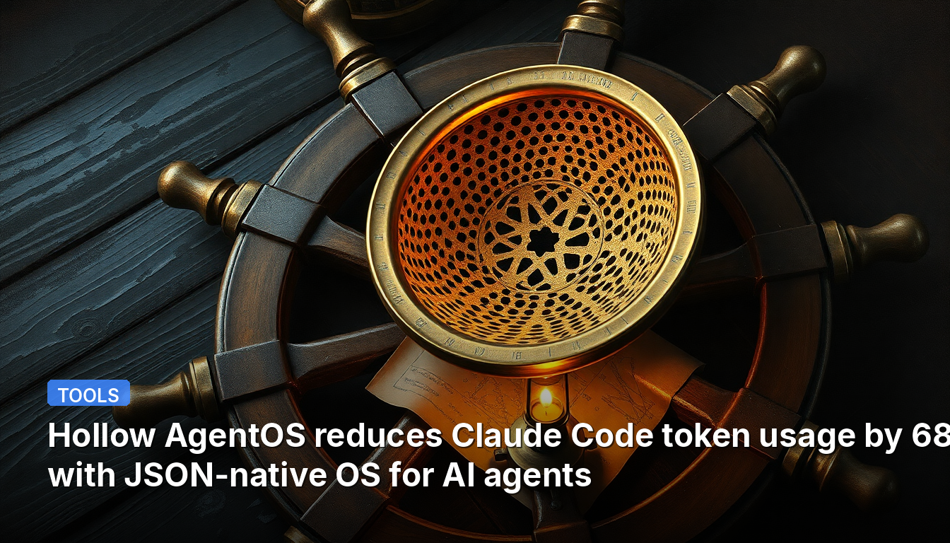 El Hollow AgentOS reduce el uso de tokens de código de Claude en un 68.5% con un sistema operativo nativo en JSON para agentes de IA.