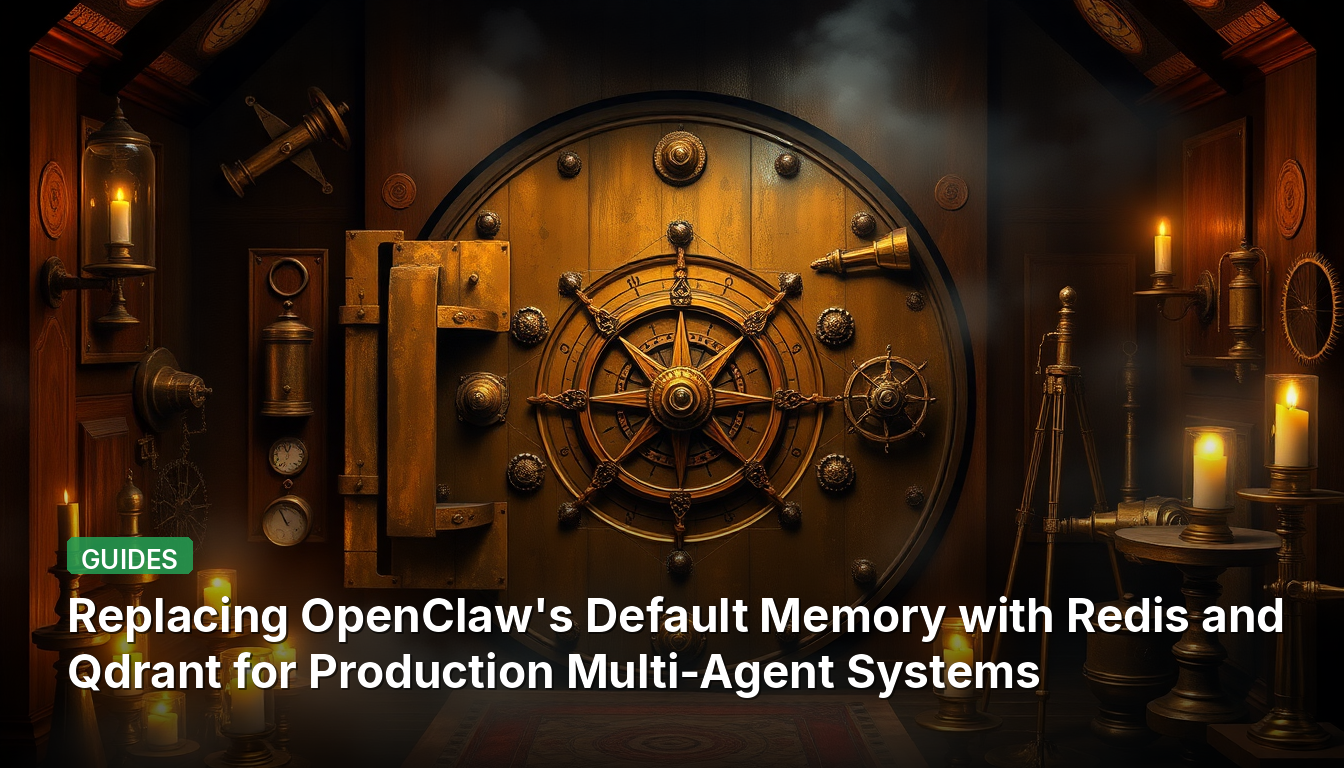 Remplacer la mémoire par défaut d'OpenClaw par Redis et Qdrant pour les systèmes multi-agents en production
