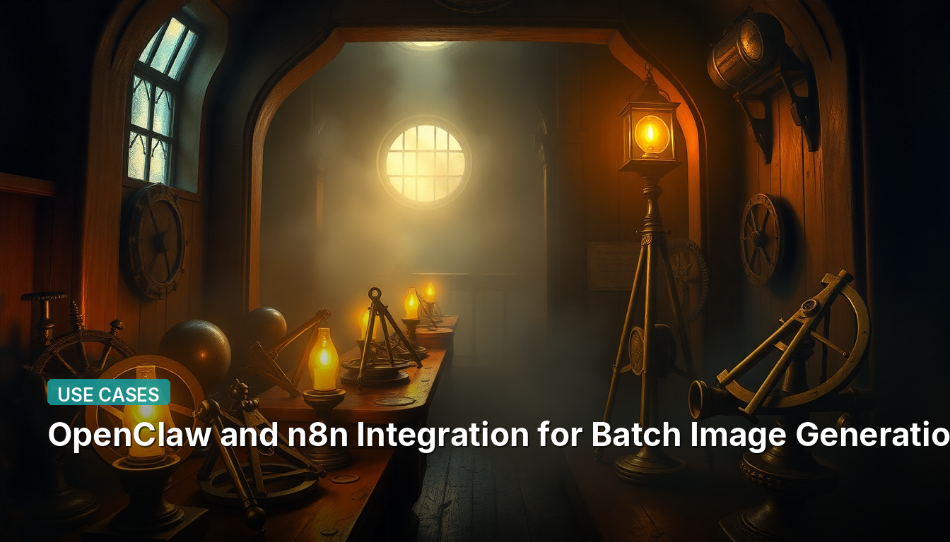 Intégration d'OpenClaw et de n8n pour la génération d'images par lots