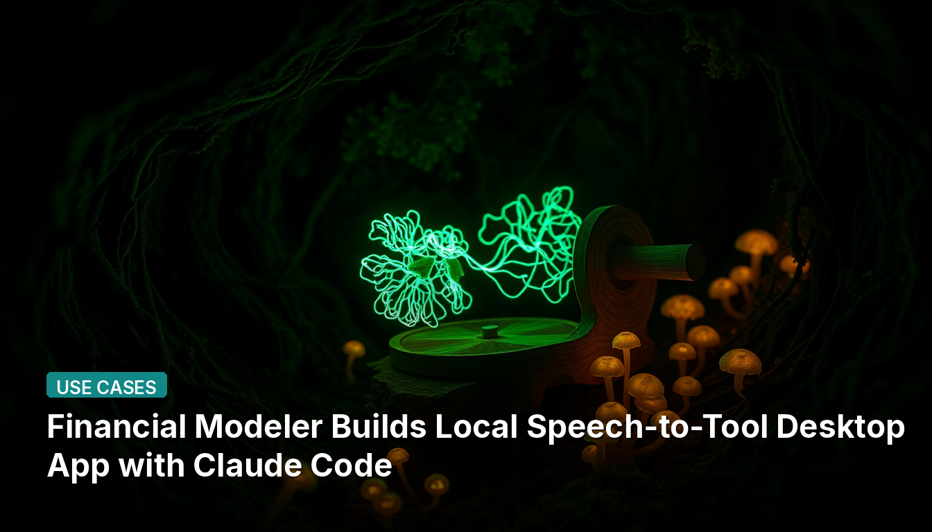 金融モデラーがClaude Codeでローカル音声ツールデスクトップアプリを構築