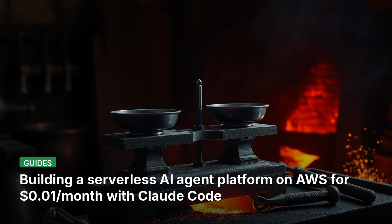 Construire une plateforme d'agents IA serverless sur AWS pour 0,01 $/mois avec Claude Code