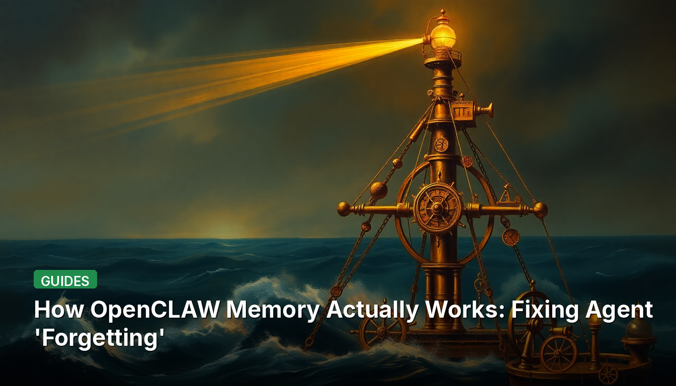 Como a Memória do OpenCLAW Realmente Funciona: Corrigindo o 'Esquecimento' do Agente