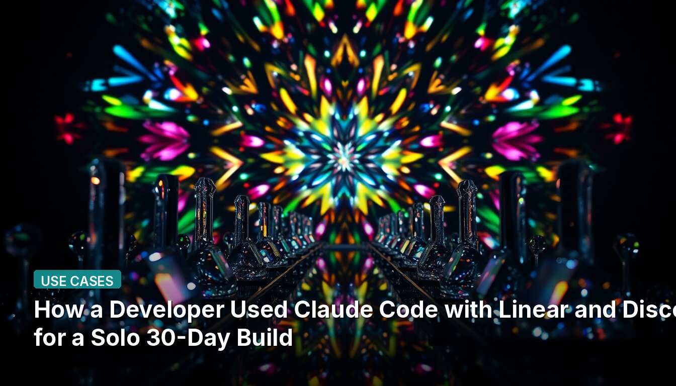 Wie ein Entwickler Claude Code mit Linear und Discord für einen 30-tägigen Solo-Build nutzte