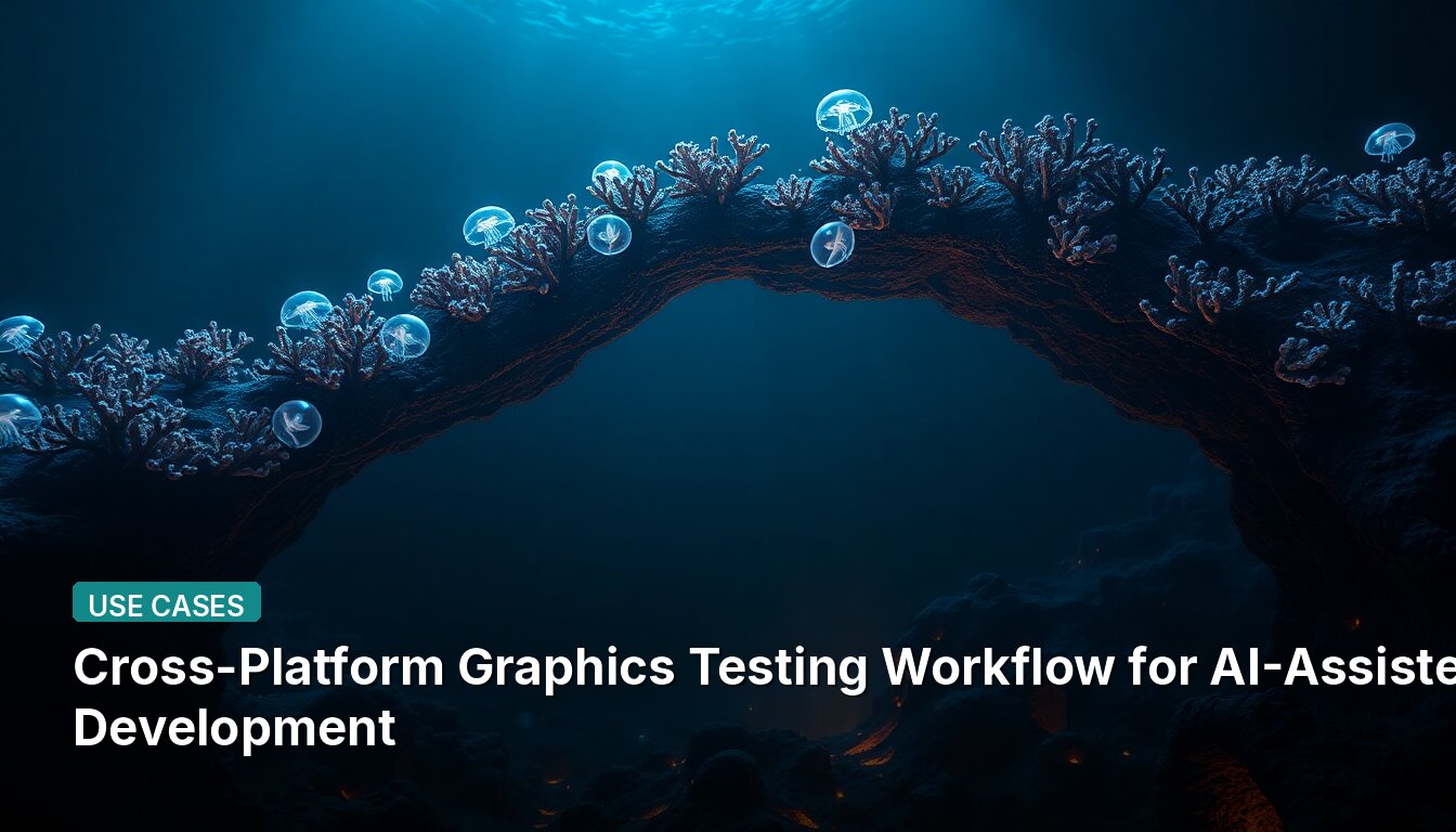 Cross-Platform Graphics Testing Workflow for AI-Assisted Development