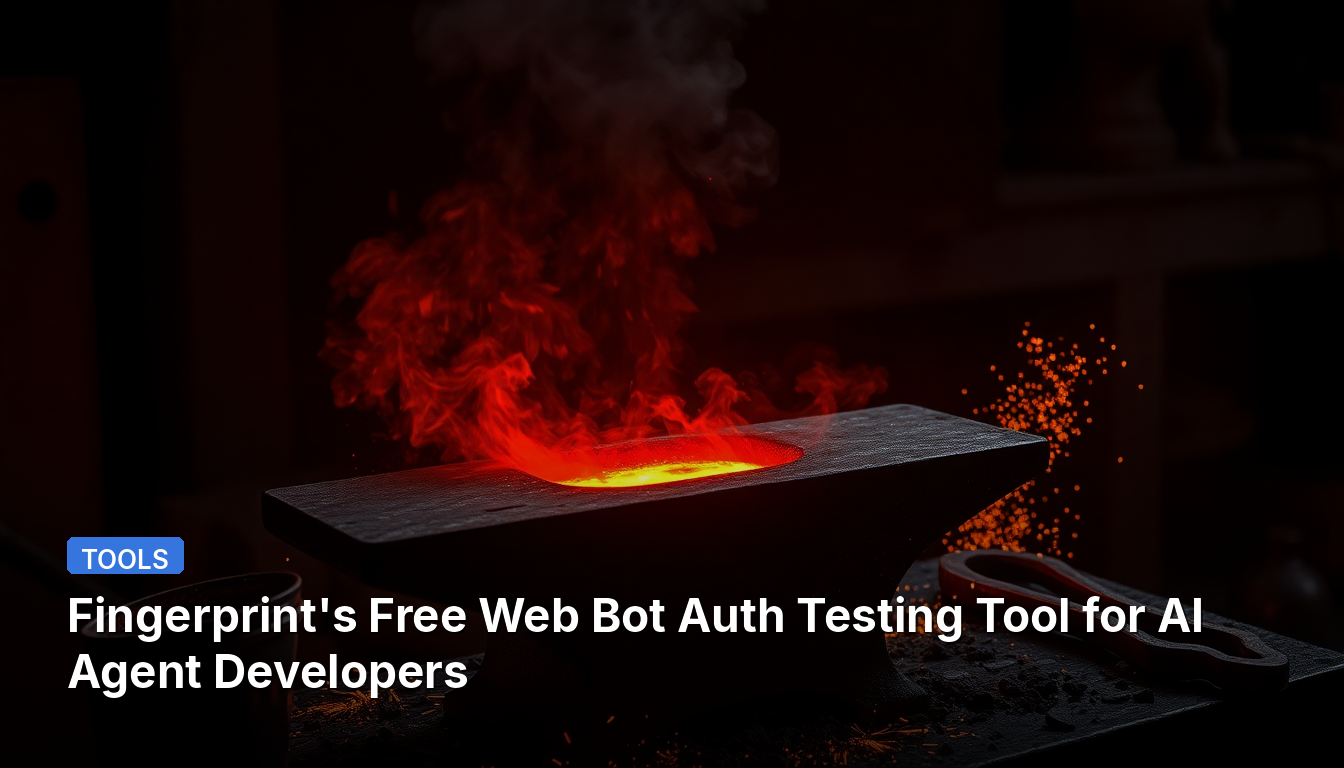 Fingerprints kostenloses Web-Bot-Authentifizierungstest-Tool für KI-Agenten-Entwickler