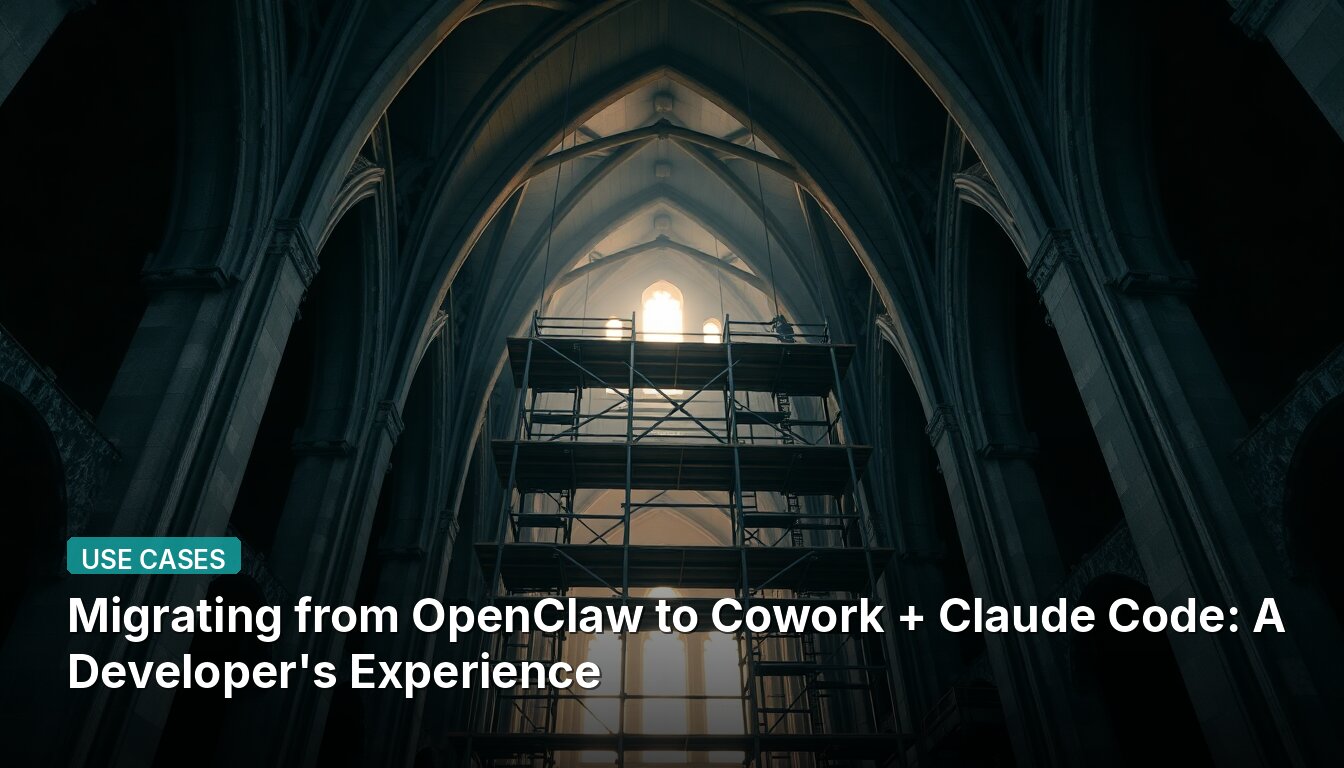 Migrating from OpenClaw to Cowork + Claude Code: A Developer's Experience