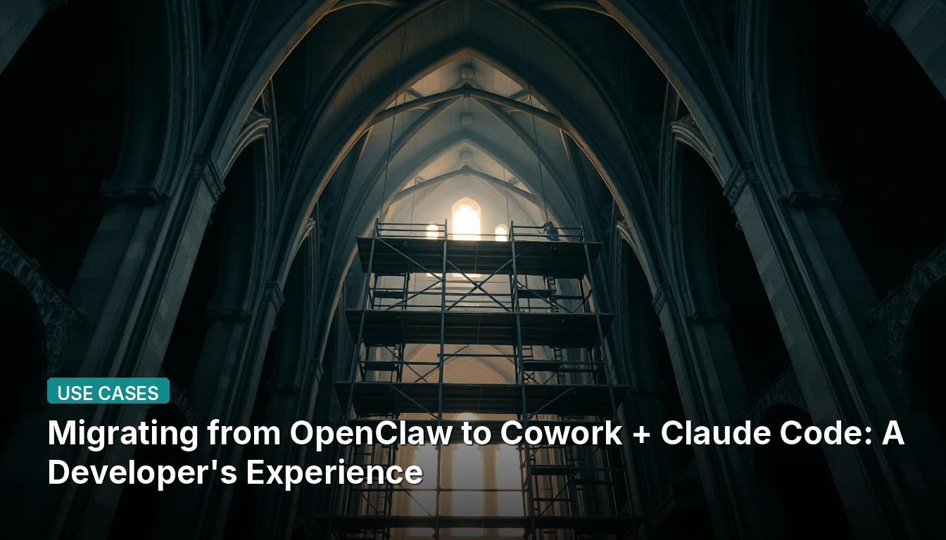 Migração do OpenClaw para Cowork + Claude Code: A Experiência de um Desenvolvedor