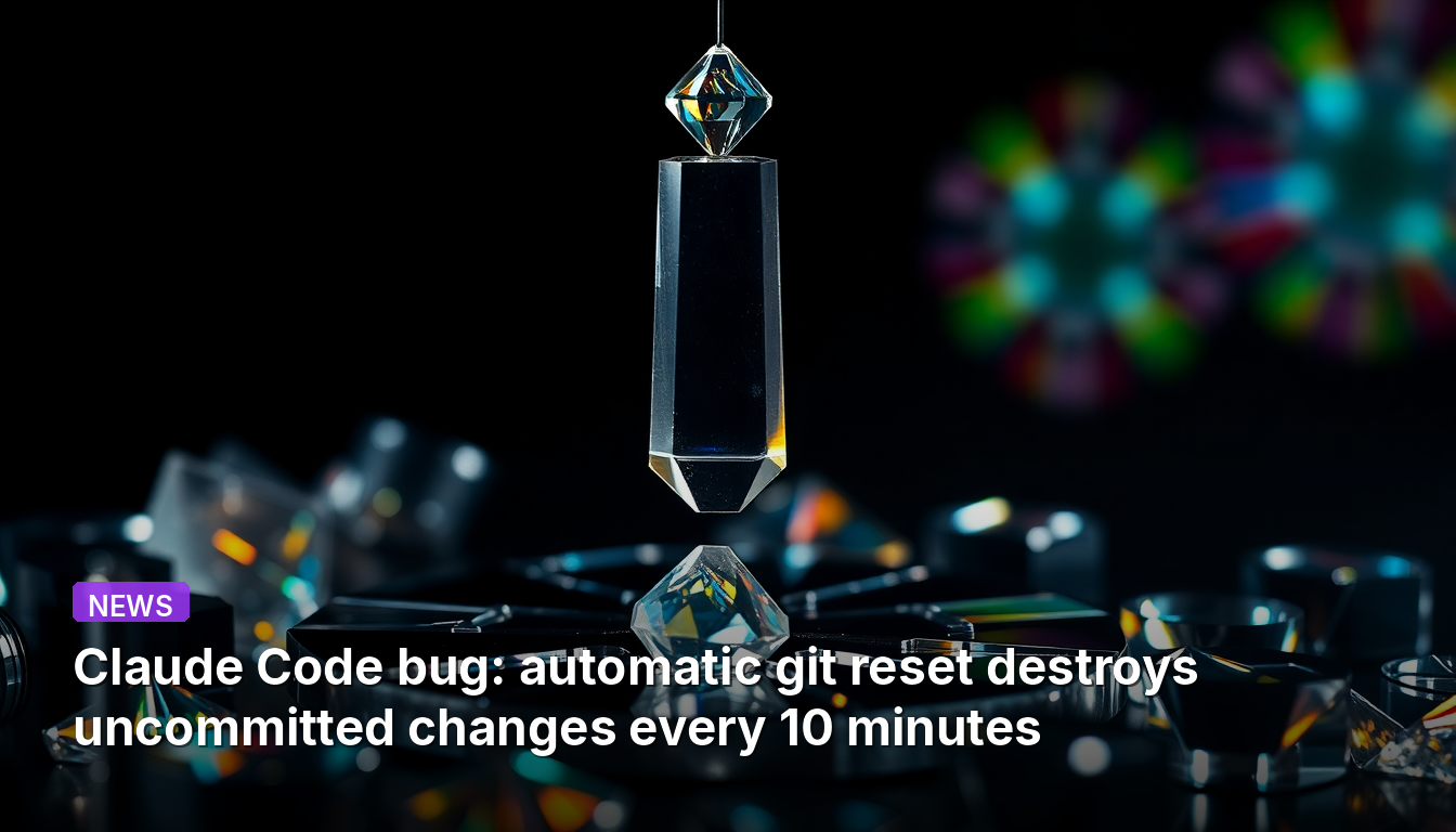 Claude Code bug : la réinitialisation automatique de git détruit les modifications non validées toutes les 10 minutes