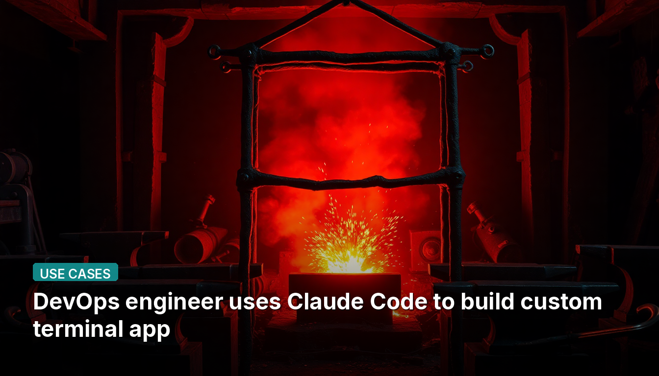 DevOpsエンジニアがClaude Codeを使用してカスタムターミナルアプリを構築します