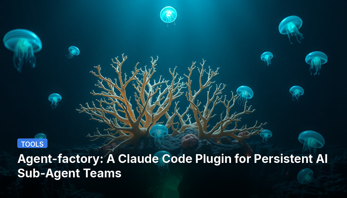 Agent-factory: A Claude Code Plugin for Persistent AI Sub-Agent Teams