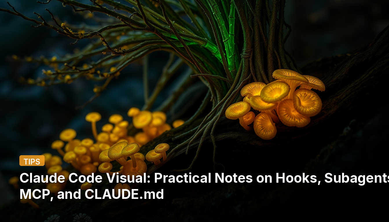 Claude Code Visual: フック、サブエージェント、MCP、CLAUDE.mdに関する実践的ノート