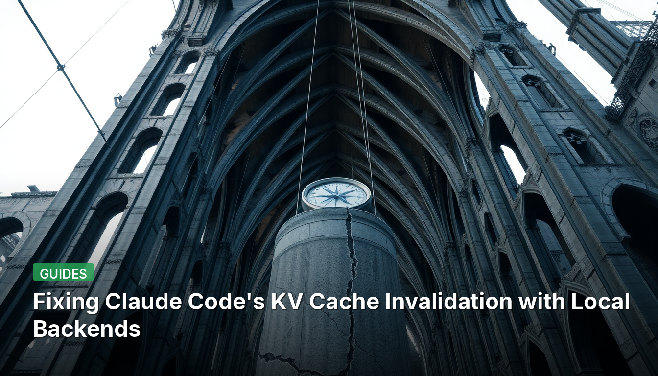 Claude CodeのKVキャッシュ無効化をローカルバックエンドで修正