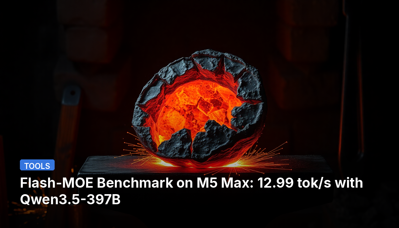 Benchmark Flash-MOE sur M5 Max : 12,99 tok/s avec Qwen3.5-397B