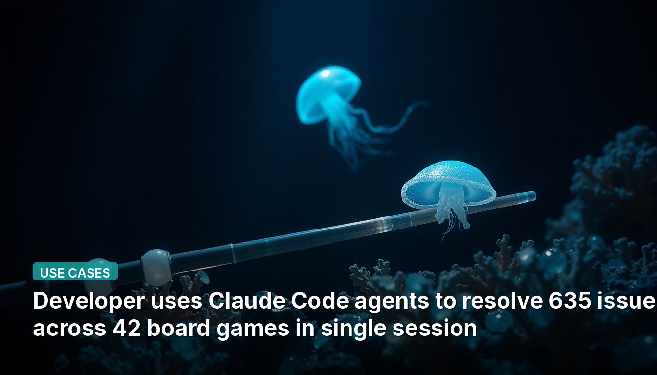 Developer uses Claude Code agents to resolve 635 issues across 42 board games in single session