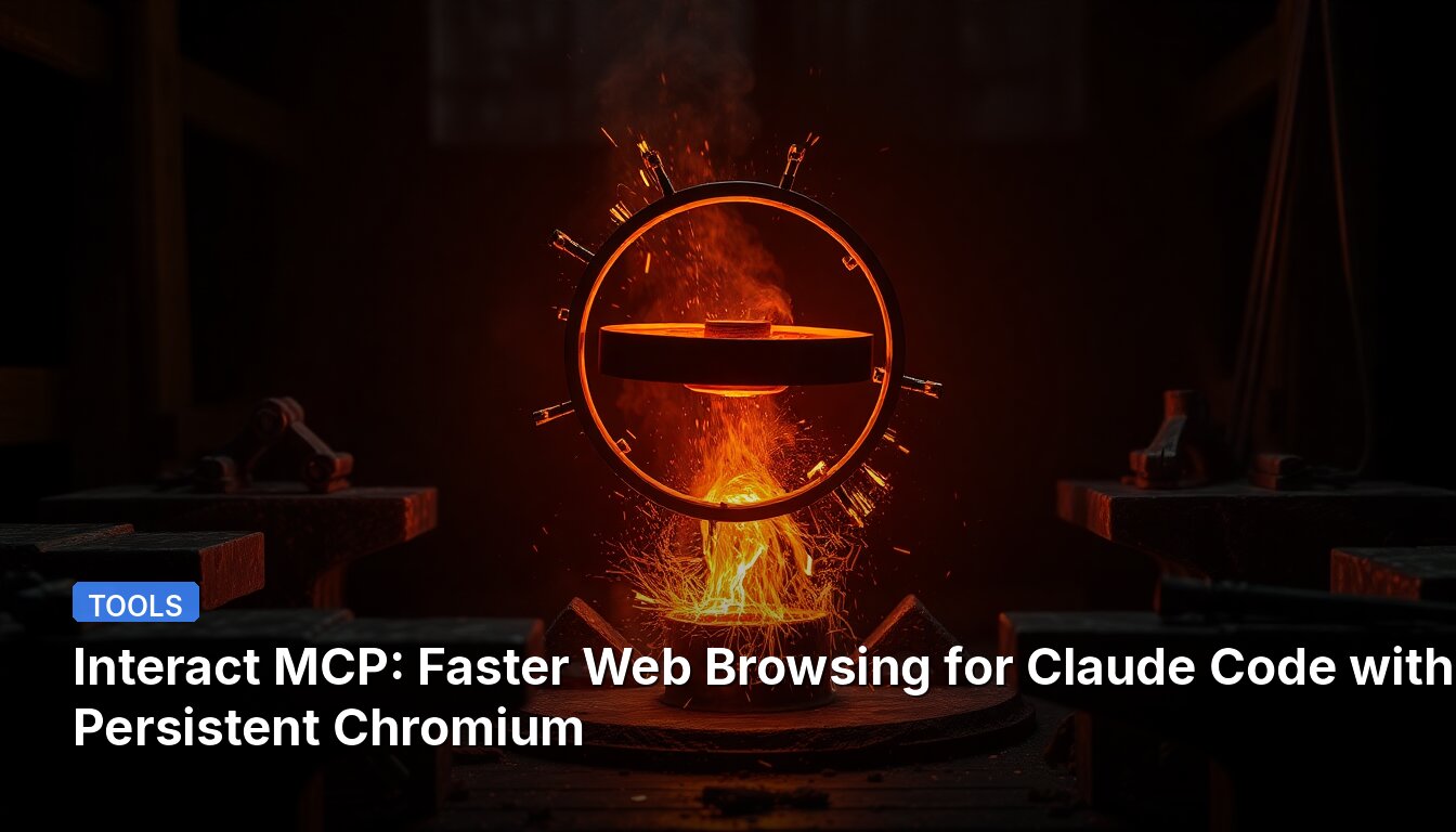 Interact MCP: Navegación Web Más Rápida para Claude Code con Chromium Persistente