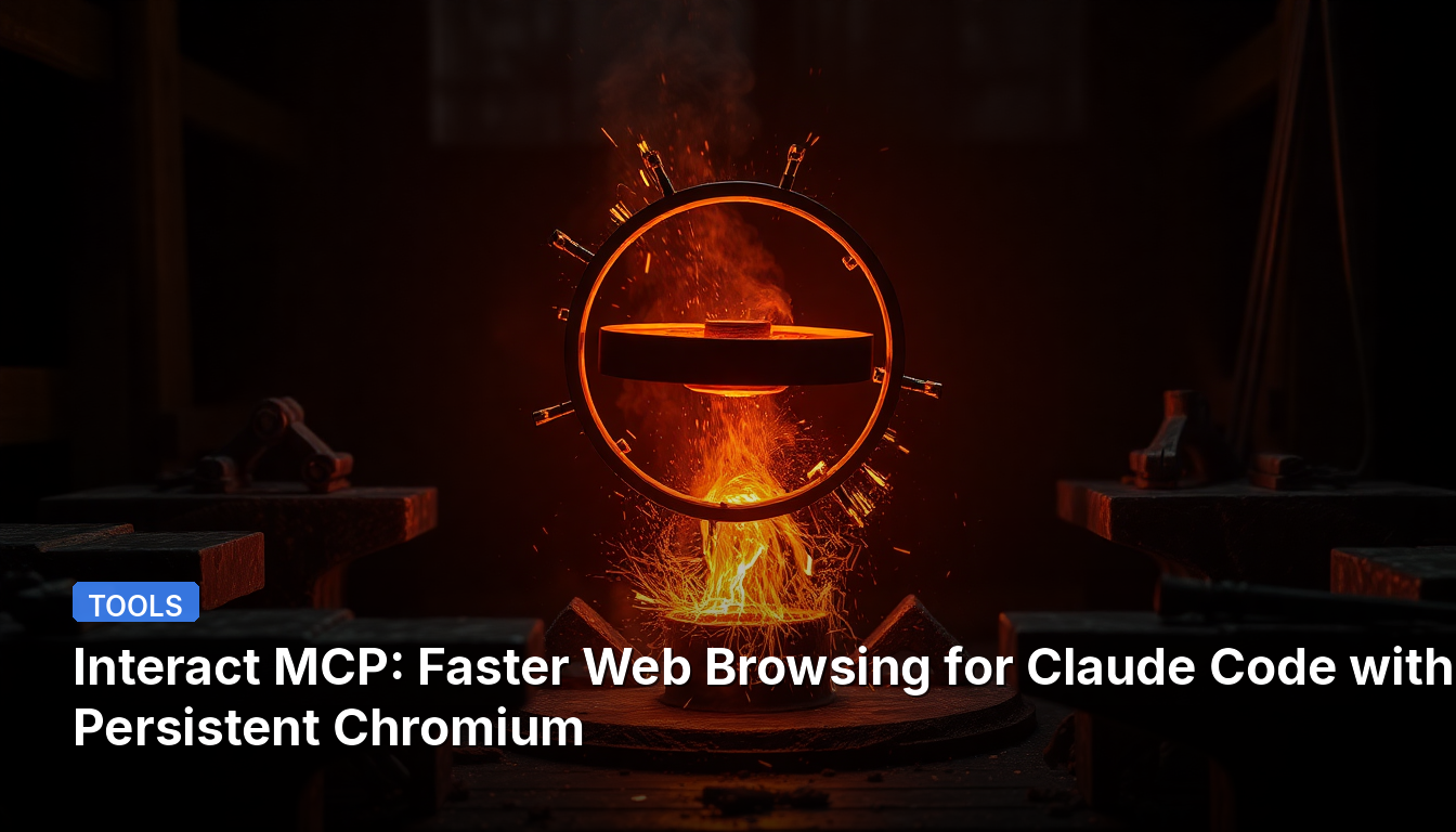 Interact MCP:Claude Codeのための高速ウェブブラウジングと永続的なChromium
