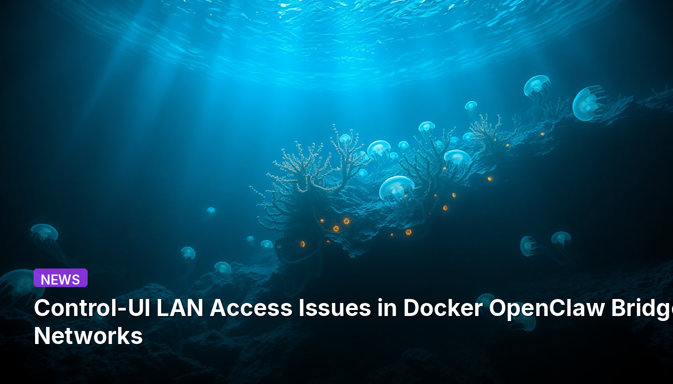 Docker OpenClaw 브리지 네트워크에서 Control-UI LAN 접근 문제