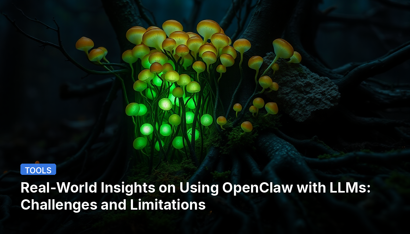 OpenClawとLLMの実践的活用に関する洞察：課題と限界
