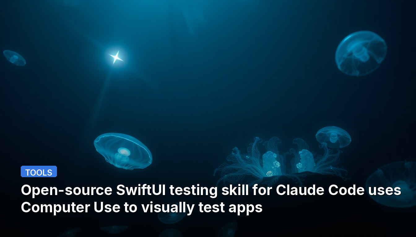 Claude Code의 컴퓨터 사용 기능을 활용하여 앱을 시각적으로 테스트하는 오픈소스 SwiftUI 테스팅 스킬